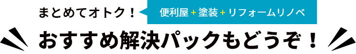 まとめてオトク！